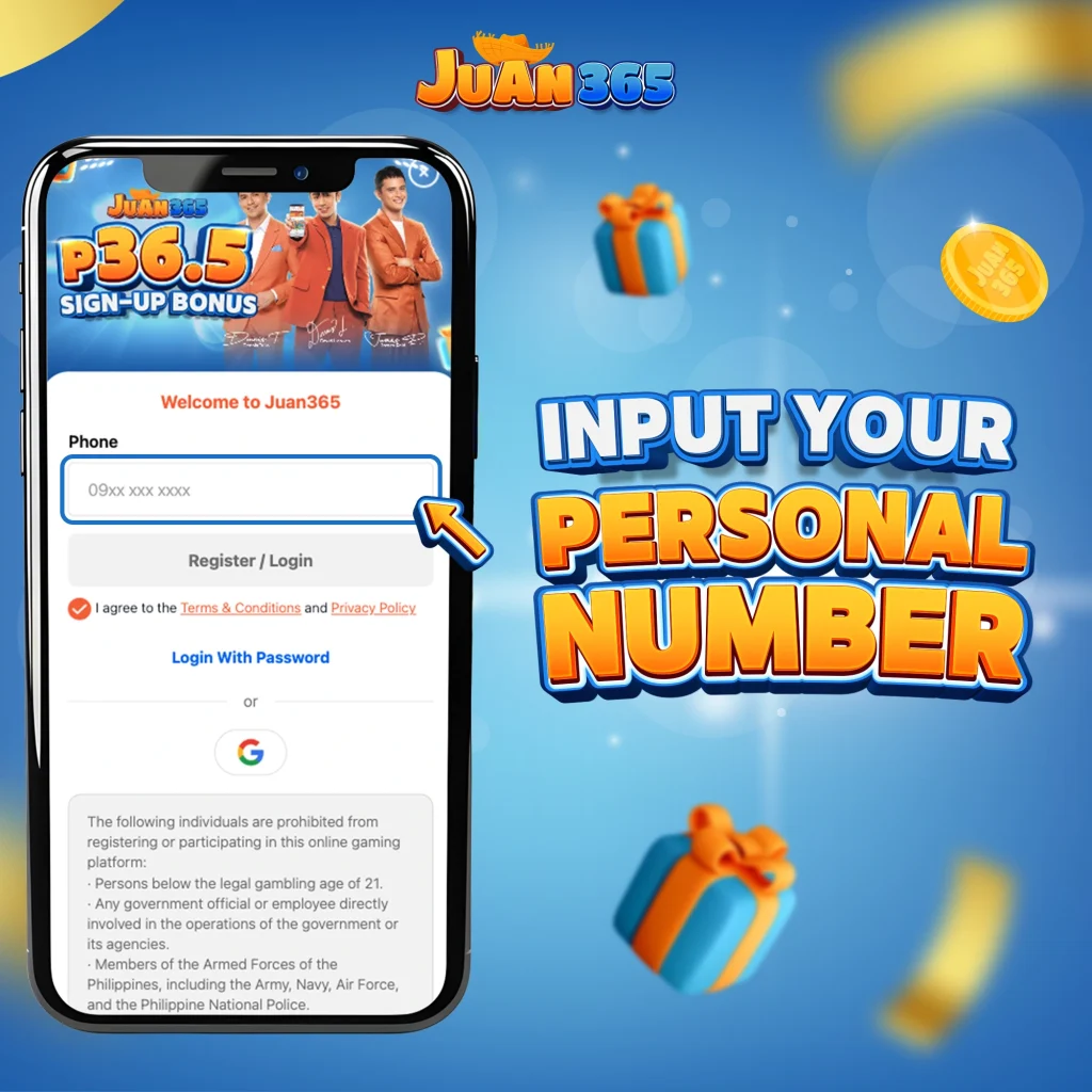 input your personal number