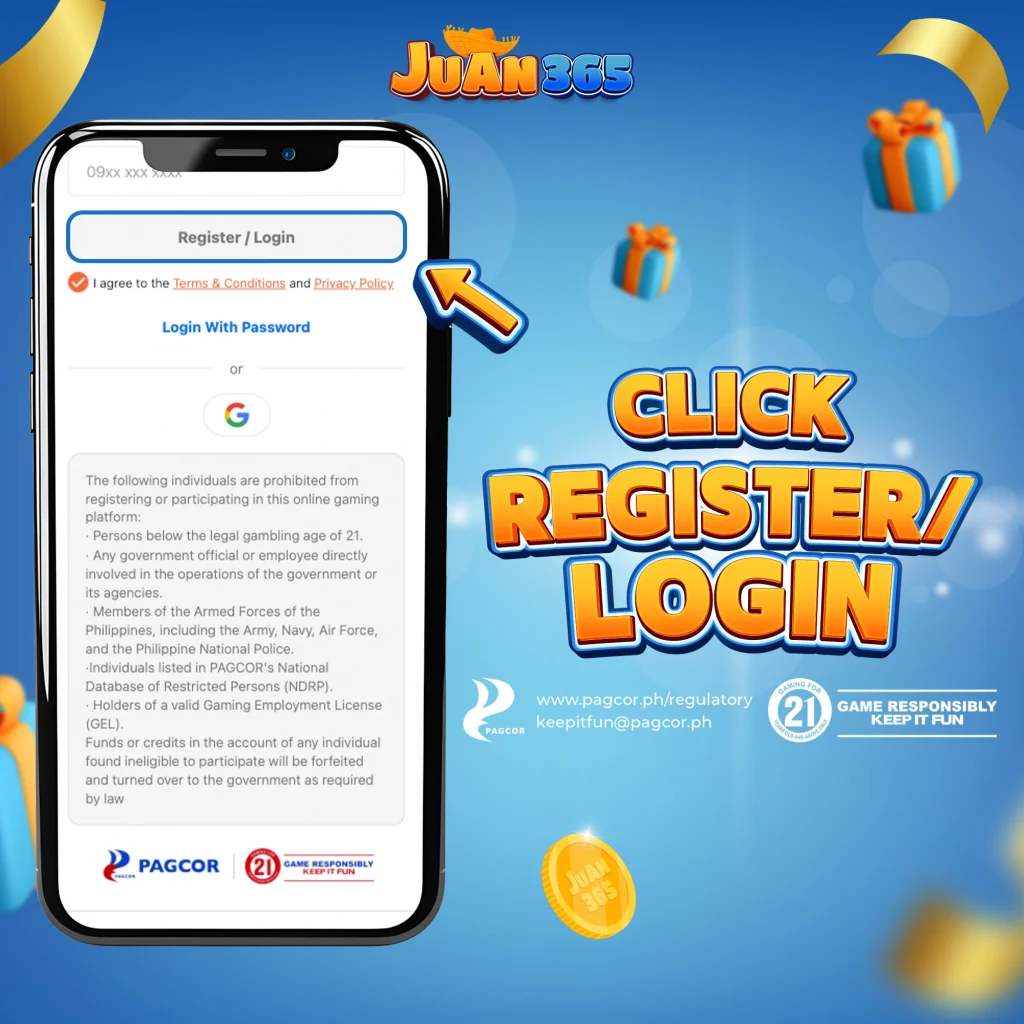 click register or login